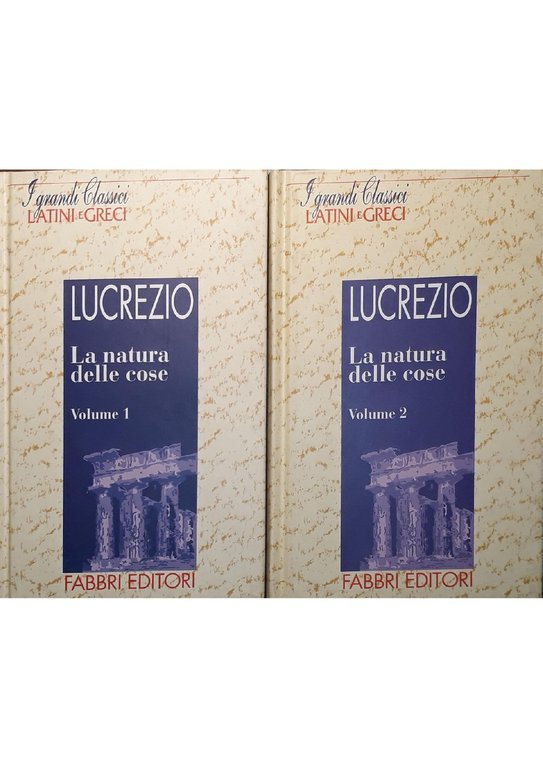 La natura delle cose (vol. 1-2)