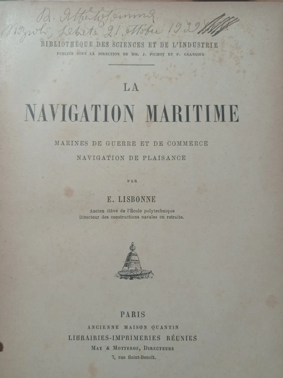La navigation maritime | Immagine principale
