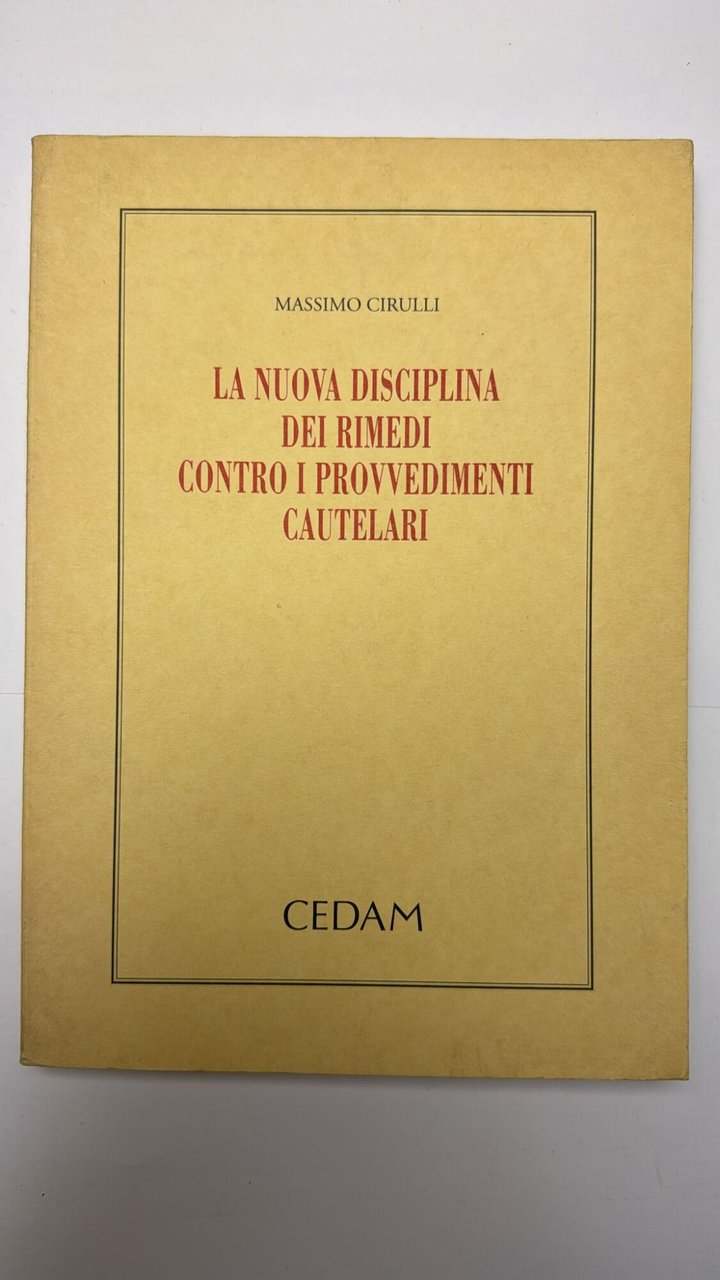 La nuova disciplina dei rimedi contro i provvedimenti cautelari | Immagine principale