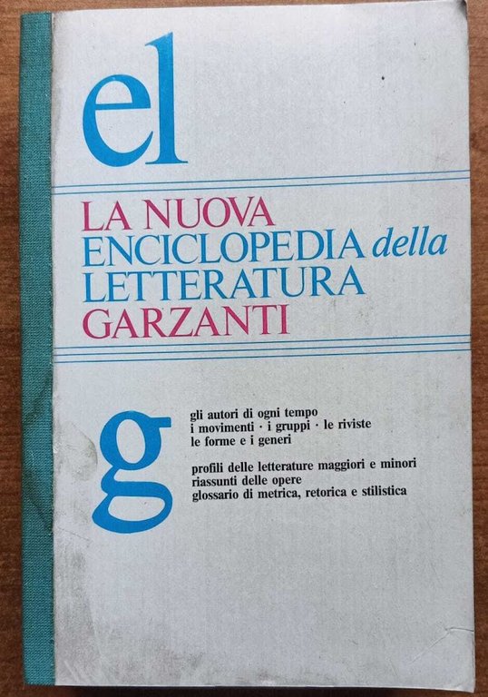 La nuova enciclopedia della letteratura Garzant