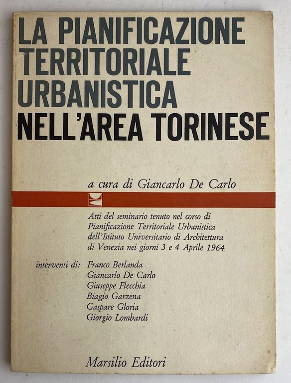 La pianificazione territoriale urbanistica nell'area torinese