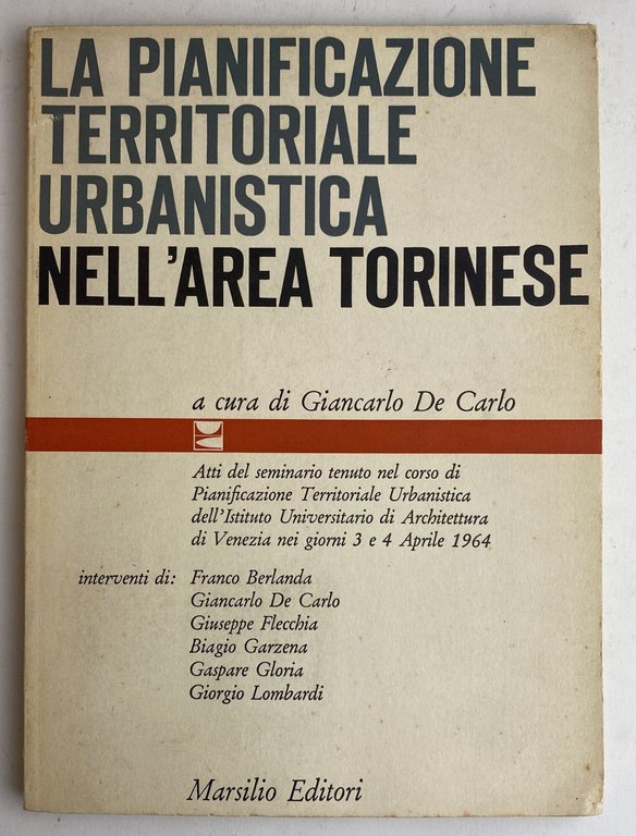 La pianificazione territoriale urbanistica nell'area torinese