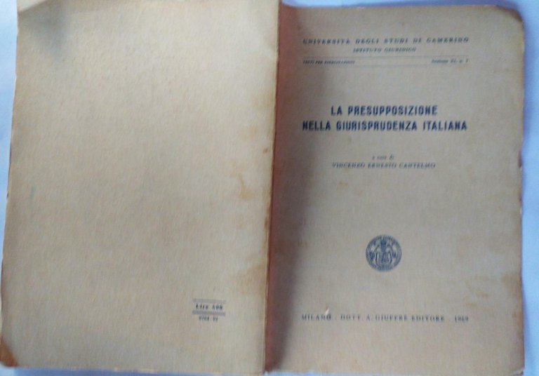 La presupposizione nella giurisprudenza italiana | Immagine Gallery 2