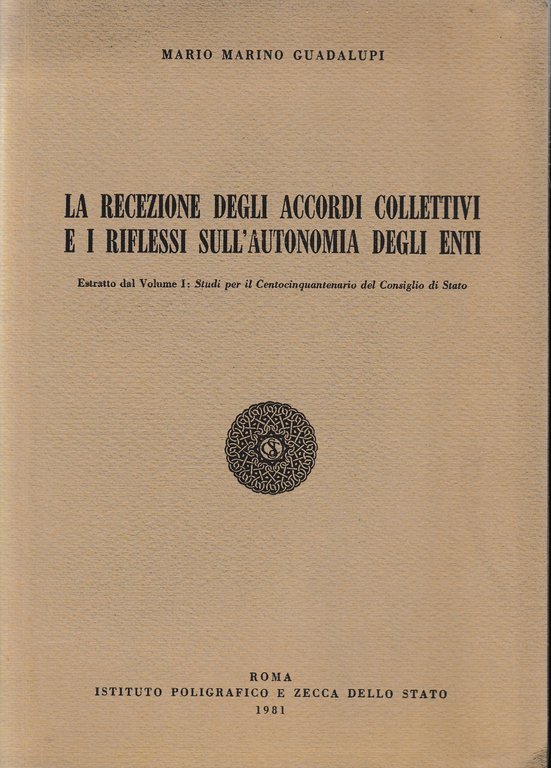 La recezione degli accordi collettivi e i riflessi sull'autonomia degli …