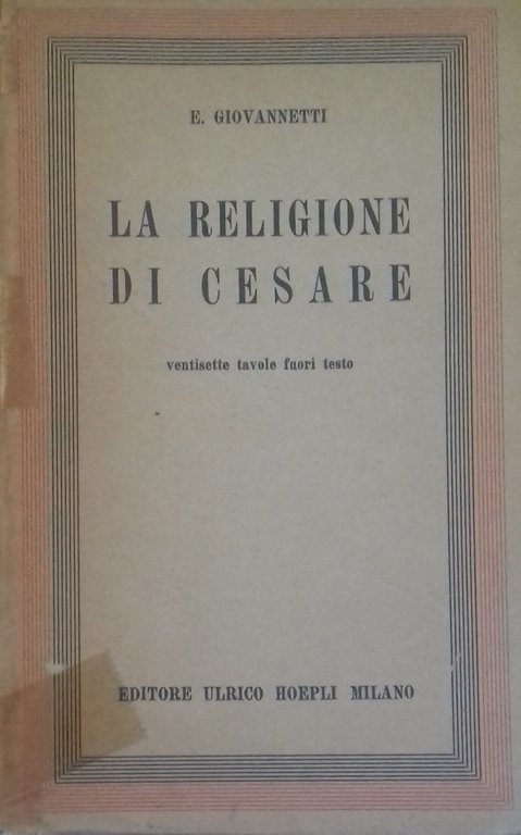 La religione di Cesare