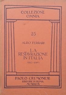 La restaurazione in Italia (1815-1849)