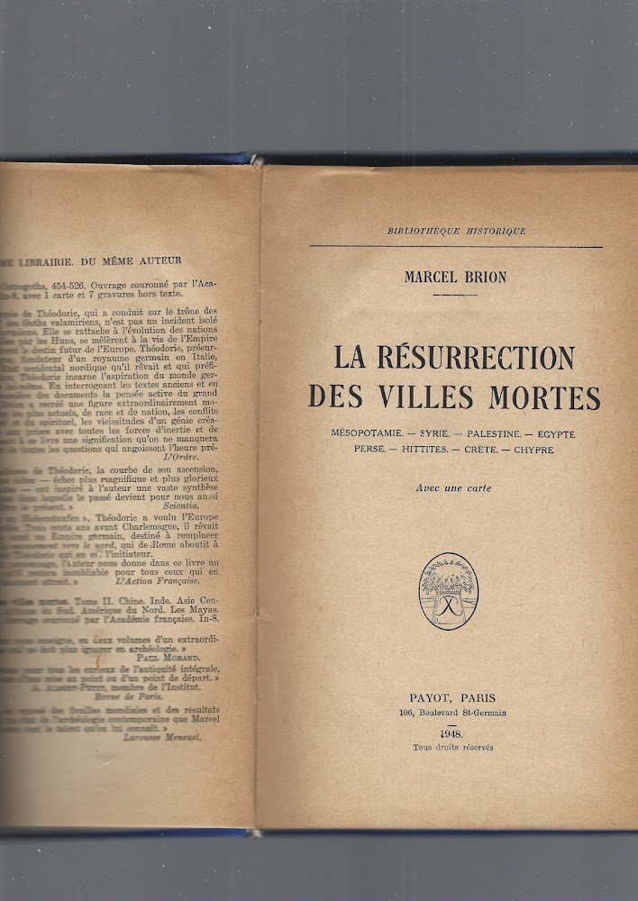 LA RESURRECTION DES VILLES MORTES. I-II