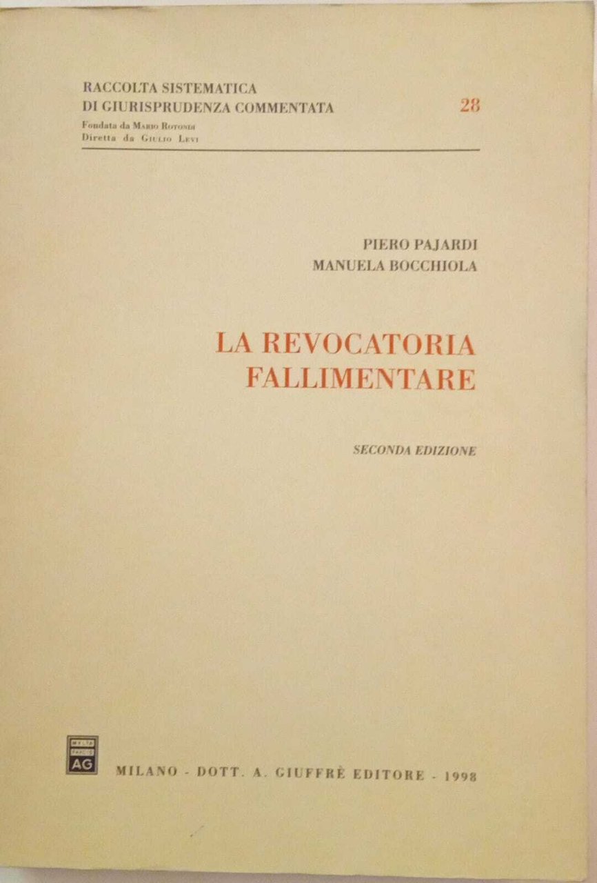 La revocatoria fallimentare