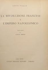 La rivoluzione francese e l'impero napoleonico