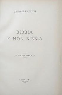 La Sacra Bibbia