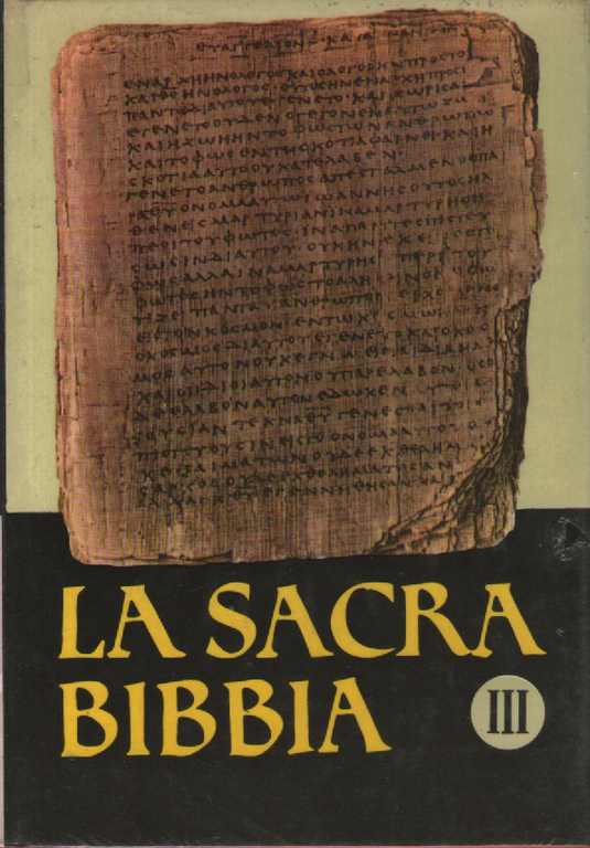 La Sacra Bibbia, 3 voll.