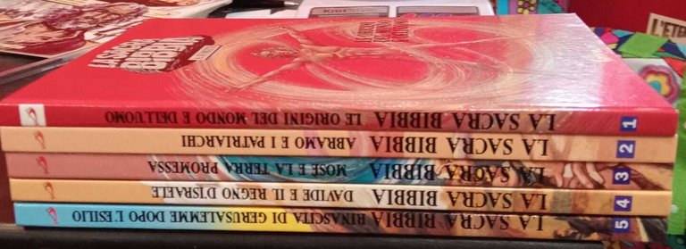 La sacra Bibbia a fumetti. Volumi dal n. 1 al …