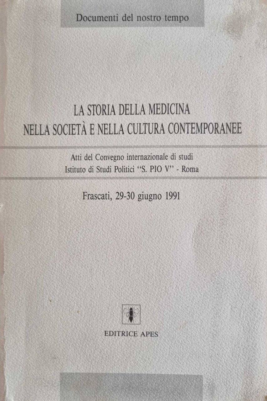 La storia della medicina nella società e nella cultura contemporanee | Immagine principale