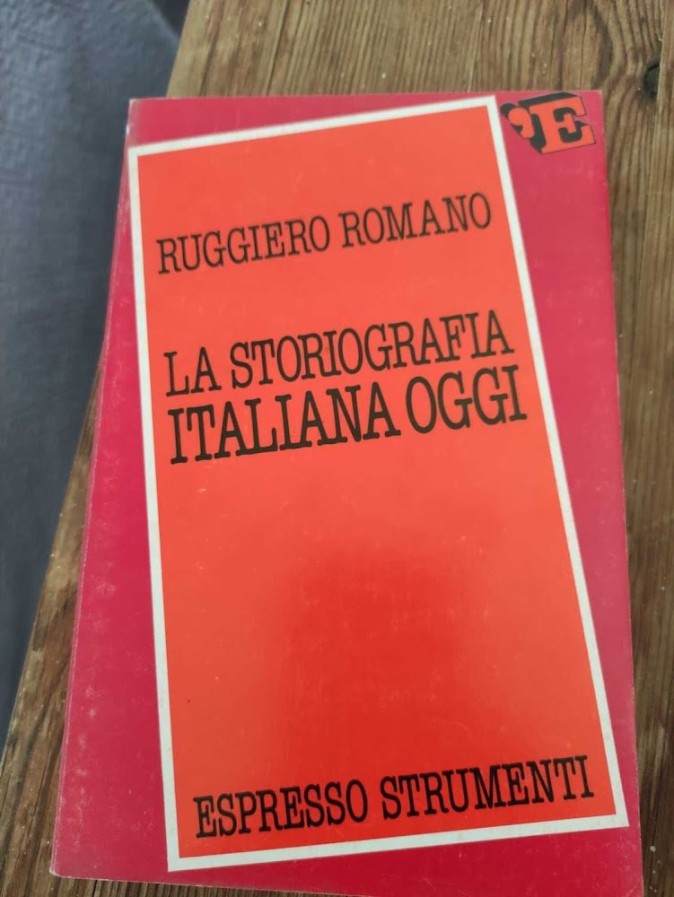 La storiografia Italiana oggi