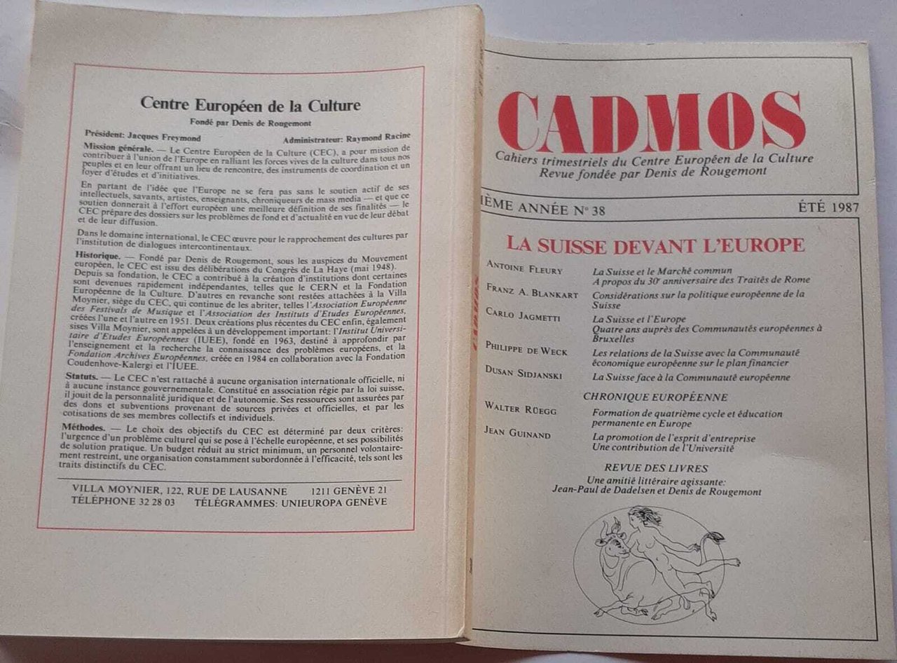 La Suisse devant l'Europe