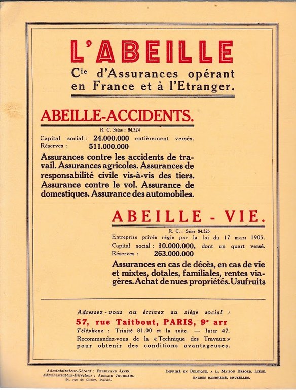 La Tecnique des Travaux. Revue mensuelle des Procédés de Construction … | Immagine Gallery 3