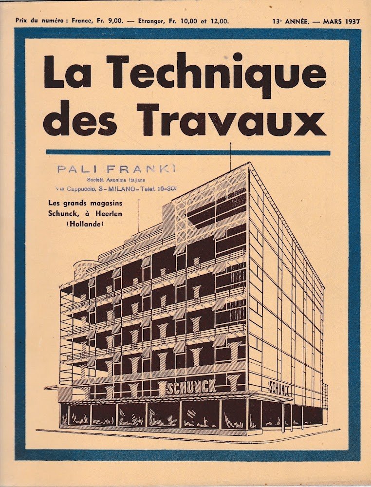 La Tecnique des Travaux. Revue mensuelle des Procédés de Construction … | Immagine principale