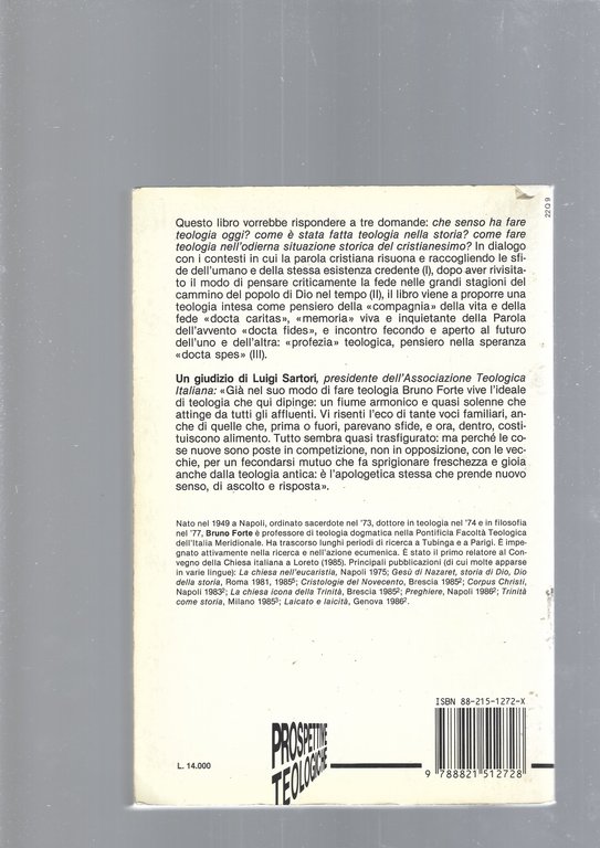 La teologia come compagnia, memoria e profezia. Introduzione al senso … | Immagine Gallery 4