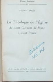 La Théologie de l'Eglise de saint Clément de Rome à …