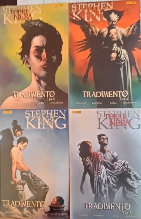 La Torre Nera Stephen King. Tradimento, serie dal n. 1 al n. 4 anno 2009.