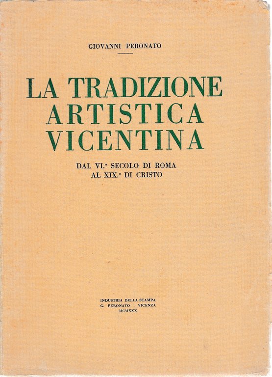 La tradizione artistica Vicentina