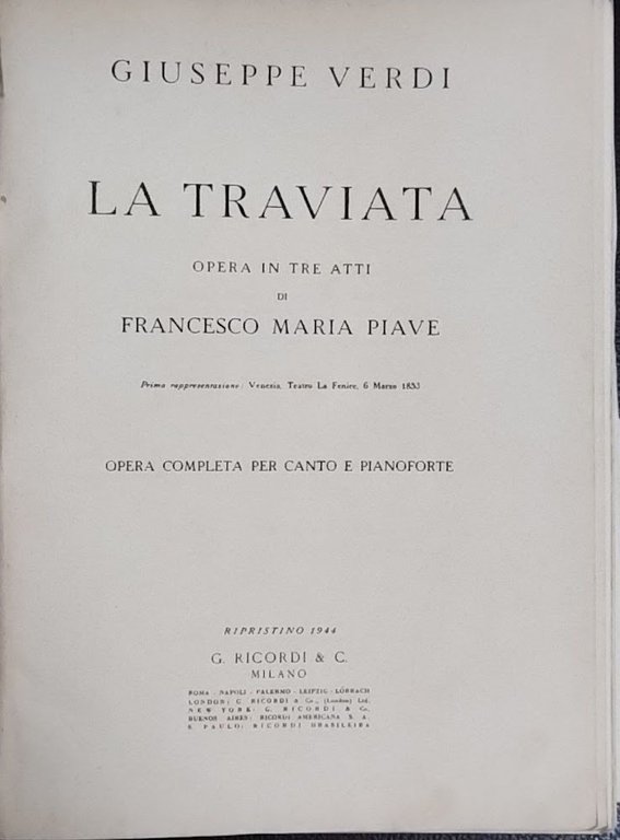 La traviata