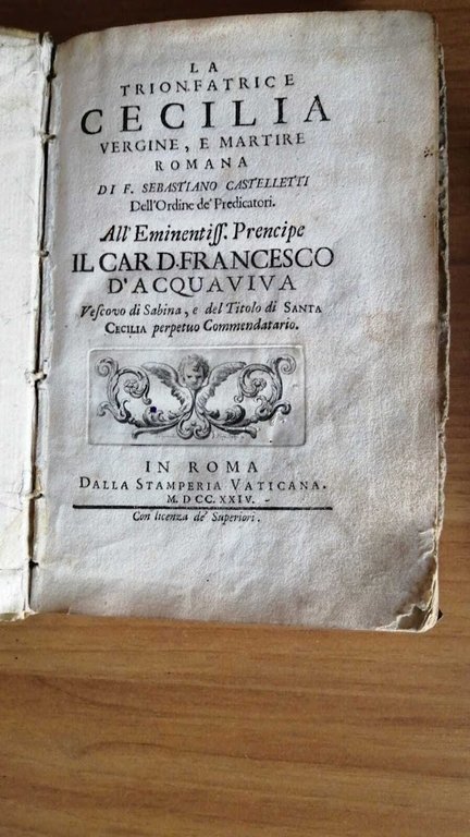 La trionfante Cecilia, vergine e martire romana