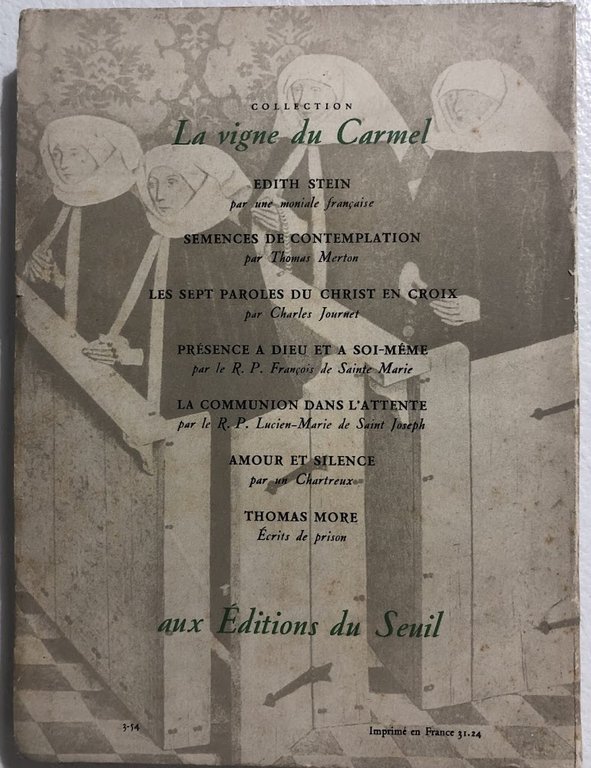 La vigne du Carmel. Poèmes des Béguines.