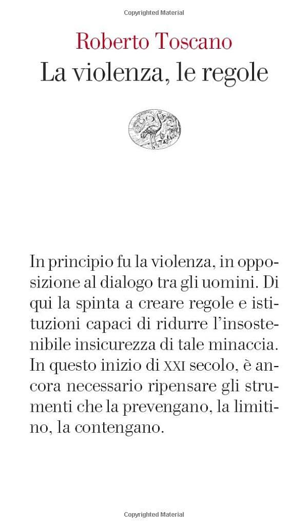 La violenza, le regole.