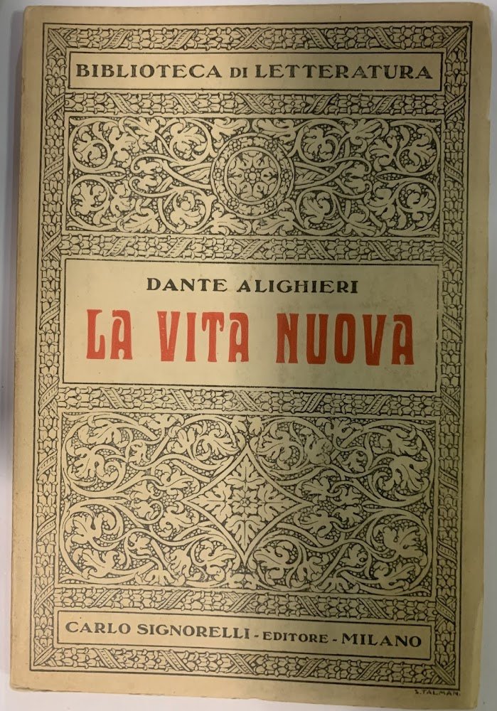 La Vita Nuova.