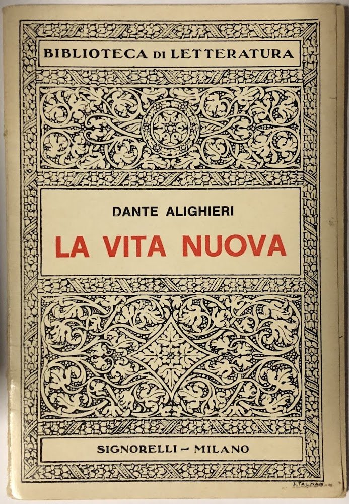 La vita Nuova. | Immagine principale