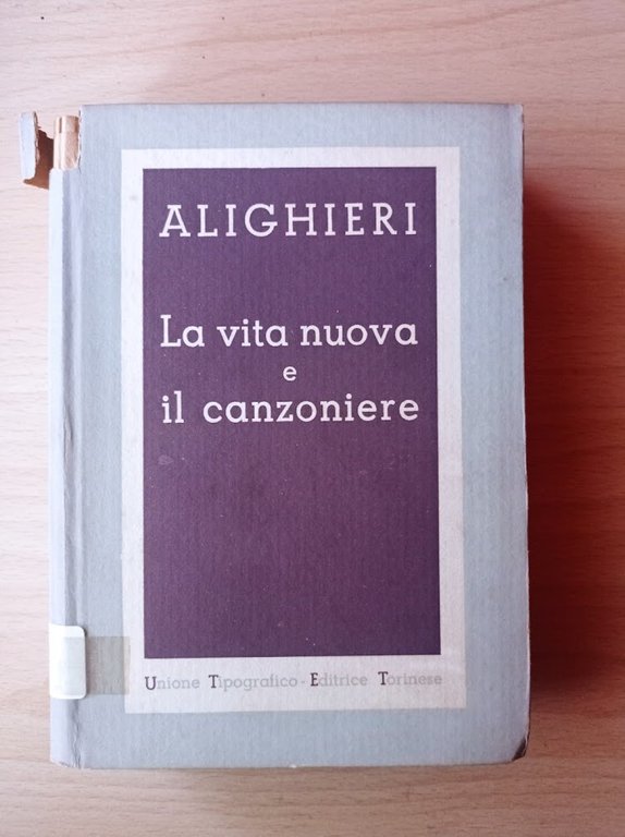 La vita nuova e il canzoniere