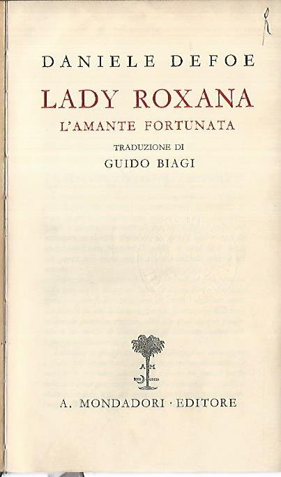 Lady Roxana. L'amante fortunata | Immagine principale