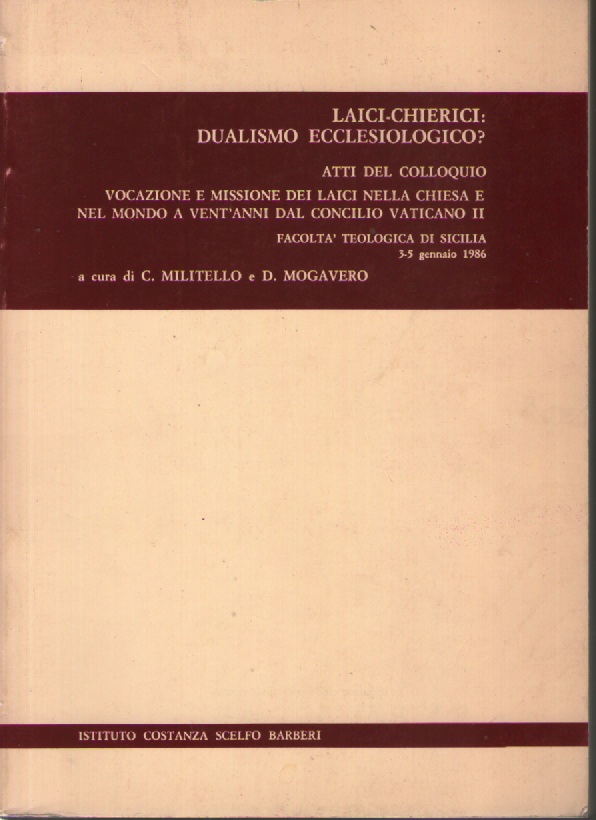 Laici-chierici: dualismo ecclesiologico? | Immagine principale