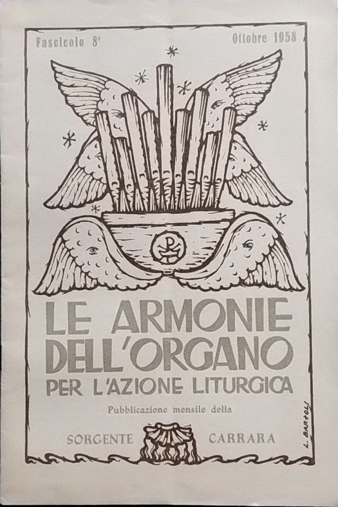 Le armonie dell'organo per l'azione liturgica. Fascicolo 8 | Immagine principale