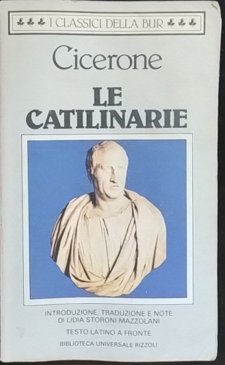 Le catilinarie. Testo latino a fronte | Immagine principale