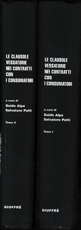 Le clausole vessatorie nei contratti con i consumatori. Commentario agli … | Immagine Gallery 2