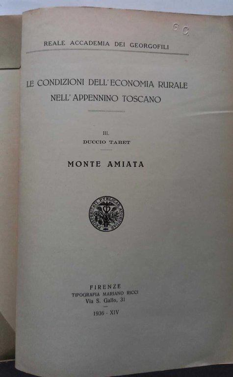 Le condizioni dell'economia rurale nell'Appennino Toscano III Monte Amiata | Immagine Gallery 4