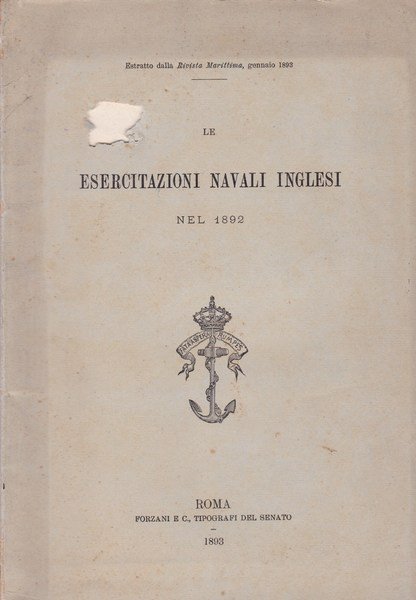 Le esercitazioni navali inglesi nel 1892 | Immagine Gallery 2