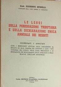 Le leggi sulla perequazione tributaria e sulla dichiarazione unica annuale …