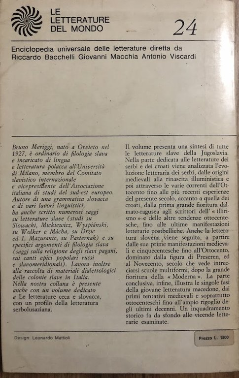 Le letterature della Jugoslavia