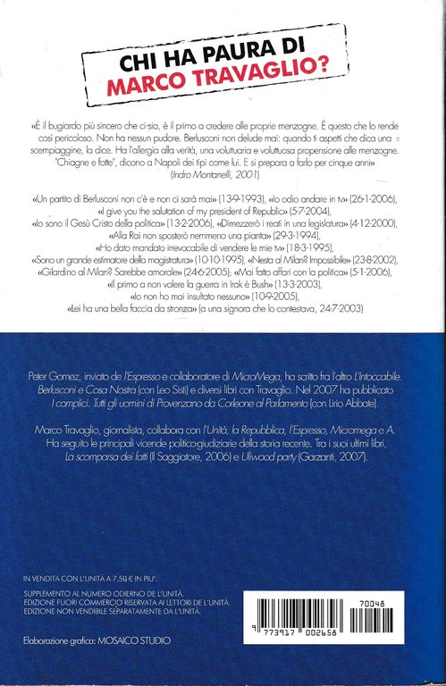 Le mille balle blu. Supplemento dell'Unità