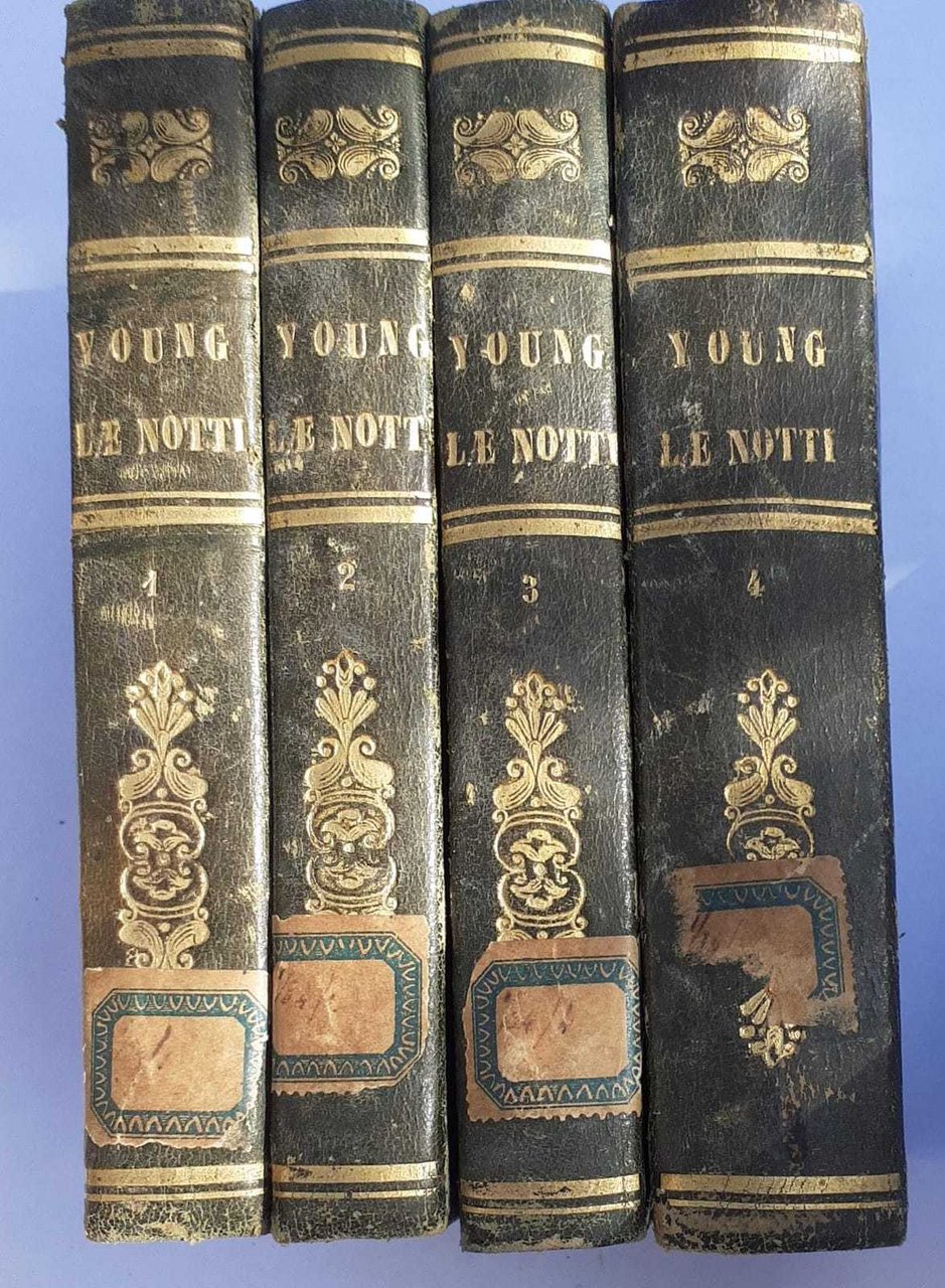 Le notti di Odoardo Young libera traduzione di Lodovico Antonio …