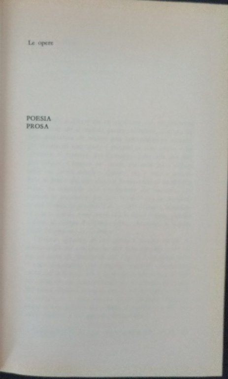 Le opere: Poesia, Prosa | Immagine Gallery 3