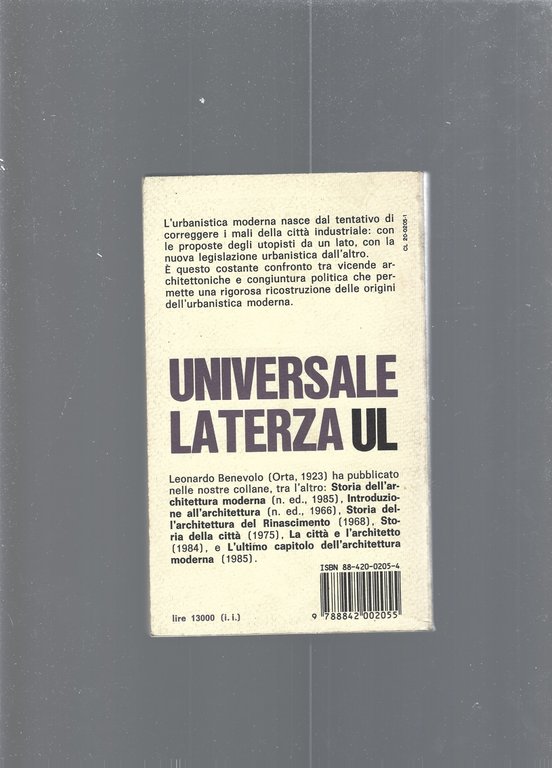 Le origini dell\'urbanistica moderna