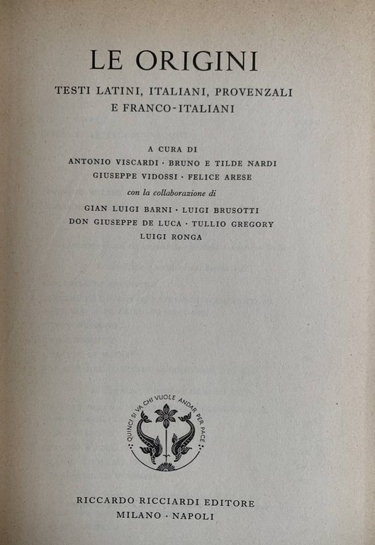Le origini. Testi latini, italiani, provenzali e franco-italiani | Immagine Gallery 4