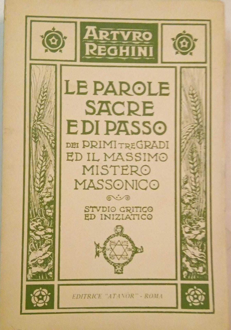 Le parole sacre e di passo dei primi tre gradi … | Immagine principale