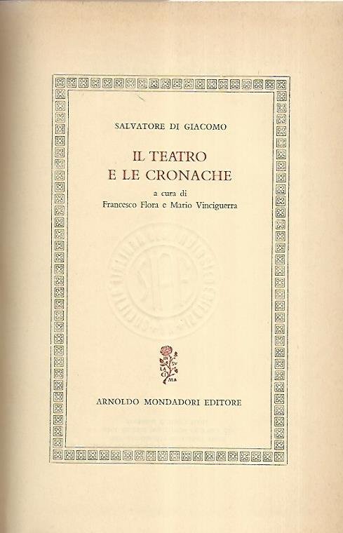 Le poesie e le novelle - Il teatro e le …