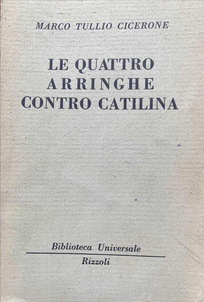 Le quattro arringhe contro Catilina