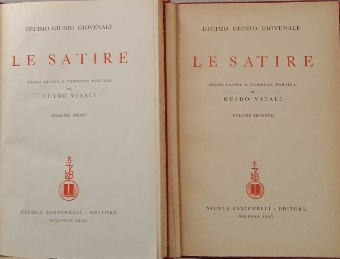 Le satire (Volume I e II) | Immagine principale
